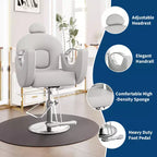 Garvee Professional Barber Chair Reclining, Beauty Salon Chair gamming chair for Barbershop&Home, 360 Swivel Salon Chair for Hair Stylist