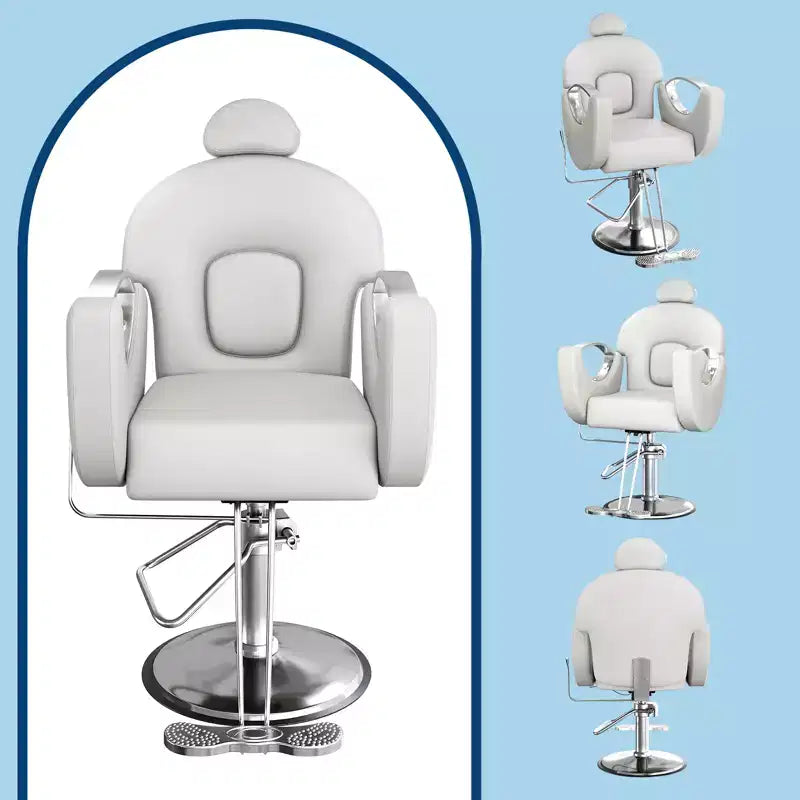 Garvee Professional Barber Chair Reclining, Beauty Salon Chair gamming chair for Barbershop&Home, 360 Swivel Salon Chair for Hair Stylist