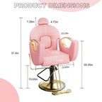 Garvee Professional Barber Chair Reclining, Beauty Salon Chair gamming chair for Barbershop&Home, 360 Swivel Salon Chair for Hair Stylist