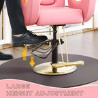 Garvee Professional Barber Chair Reclining, Beauty Salon Chair gamming chair for Barbershop&Home, 360 Swivel Salon Chair for Hair Stylist