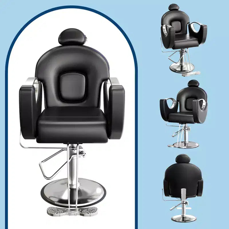 Garvee Professional Barber Chair Reclining, Beauty Salon Chair gamming chair for Barbershop&Home, 360 Swivel Salon Chair for Hair Stylist