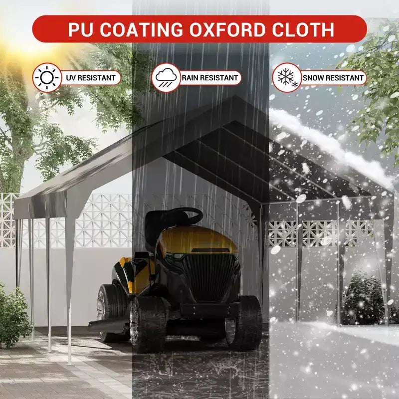 Carport Canopy 10'x20'Heavy Duty,Portable Garage Upgraded Extra Large Car Carport Canopy