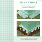 Plastic Greenhouse Cover Replacement, Heavy Duty Waterproof Tarp for Hoop House, Sheeting with 12 Windows, Door & Grid