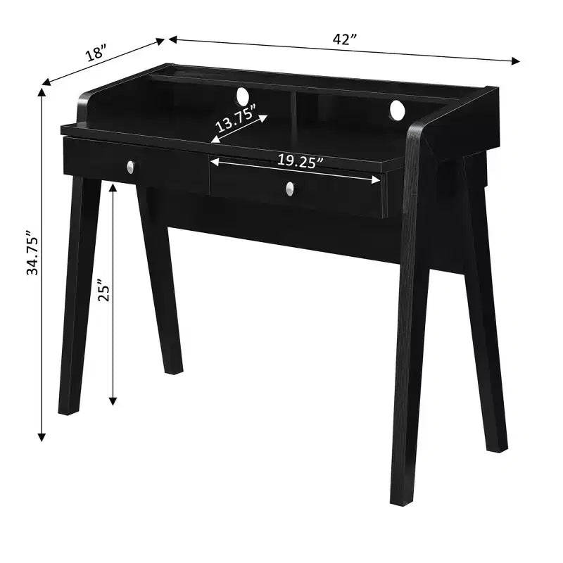 HomeStock Kids Desks with Open Storage Shelf