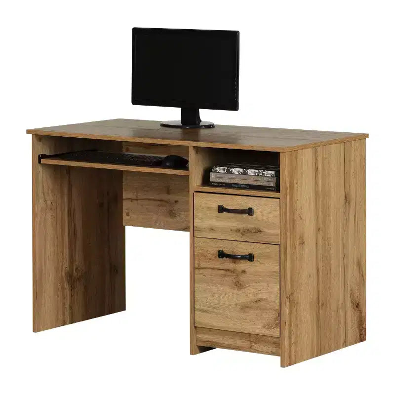 HomeStock Kids Desks with Open Storage Shelf