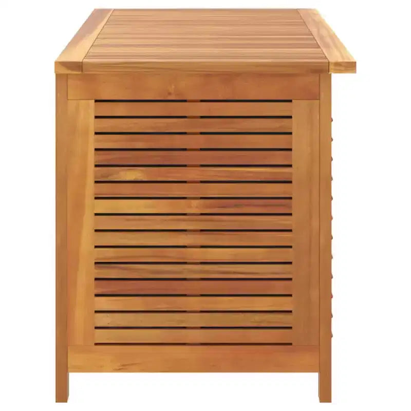 vidaXL Garden Storage Box with Louver Outdoor Patio Furniture Solid Wood Acacia