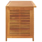 vidaXL Garden Storage Box with Louver Outdoor Patio Furniture Solid Wood Acacia