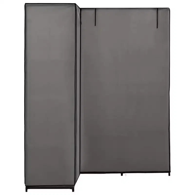 vidaXL Closet Corner Wardrobe Bedroom Closet Freestanding Clothing Rack Rail