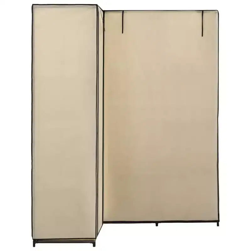 vidaXL Closet Corner Wardrobe Bedroom Closet Freestanding Clothing Rack Rail