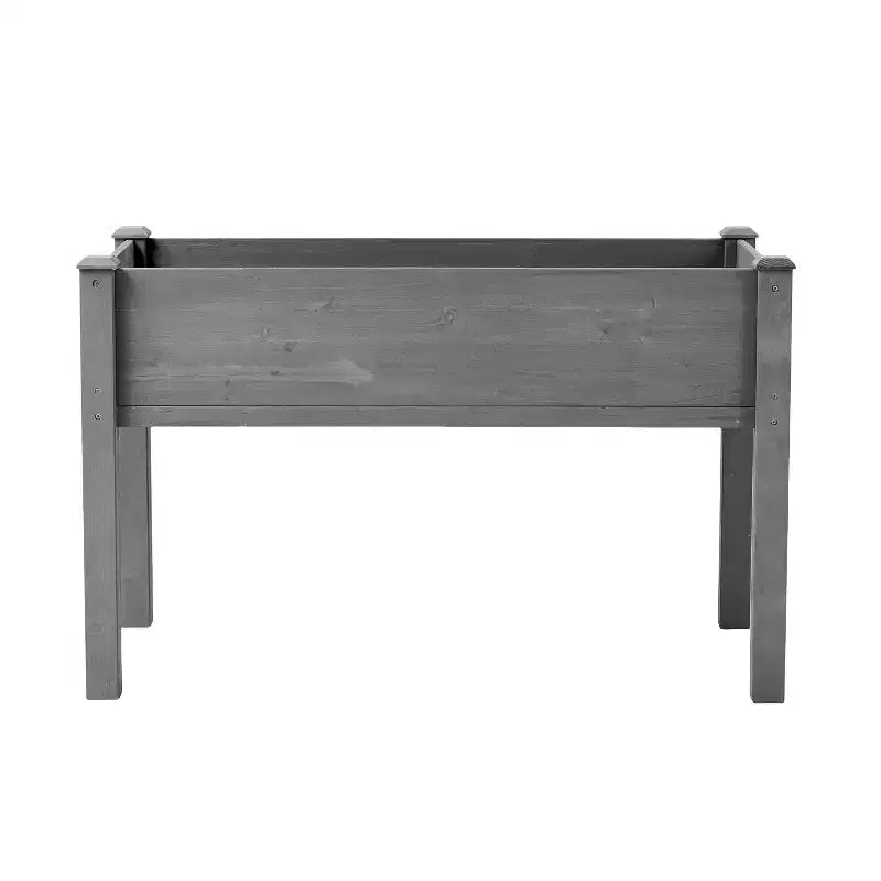 Large Raised Garden Bed with Legs, 48 L x 24 W x 30 H, Made of Solid Wood