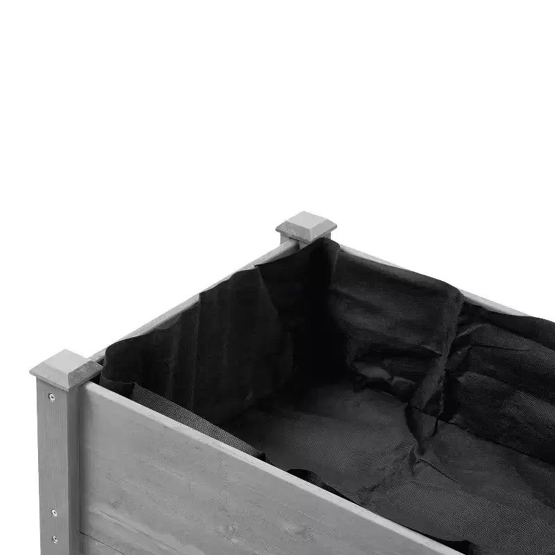 Large Raised Garden Bed with Legs, 48 L x 24 W x 30 H, Made of Solid Wood