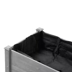 Large Raised Garden Bed with Legs, 48 L x 24 W x 30 H, Made of Solid Wood