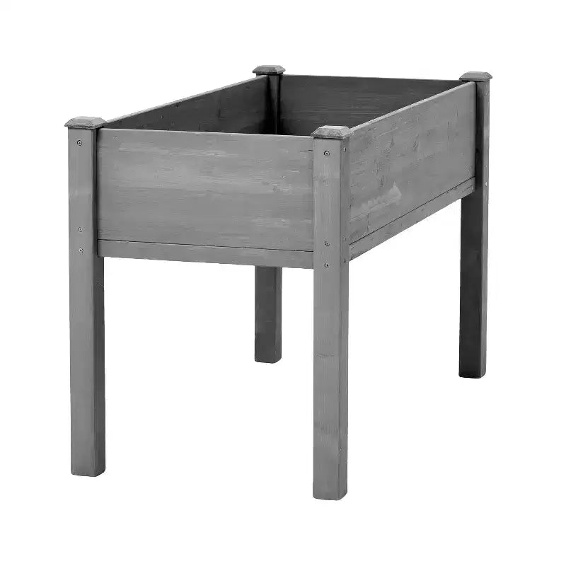 Large Raised Garden Bed with Legs, 48 L x 24 W x 30 H, Made of Solid Wood