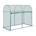 Crop Cage, 5.9 x 2.98 x 4.9 ft Plant Protection Tent with Zippered Door, Wind-Resistant Tall Crop Cage, Easy to Install