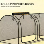 Plant Protection Tent,Crop Cage with Two Zippered Doors,Storage Bag and Ground Stakes, for Garden,Yard,Lawn