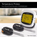 NutriChef PRTPWIRBBQ80PG Replacement BBQ Temperature Probes for Wireless Bluetooth Thermometer (2 Probes)