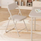 Folding Kids Table and Chair Set, Portable Activity Furniture, Metal Frame, for Classroom