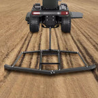Heavy-Duty Steel Driveway Drag Harrow, 66 Width, Adjustable Bars & Pin Hitch, Supports Up to 50 lbs, for ATV/UTV/Lawn Tractor