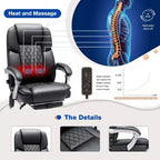 EROMMY Ergonomic Heated Massage Executive Chair