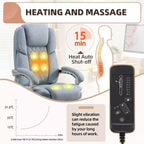 EROMMY Ergonomic Heated Massage Executive Chair