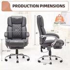 EROMMY Ergonomic Heated Massage Executive Chair