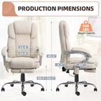 EROMMY Ergonomic Heated Massage Executive Chair