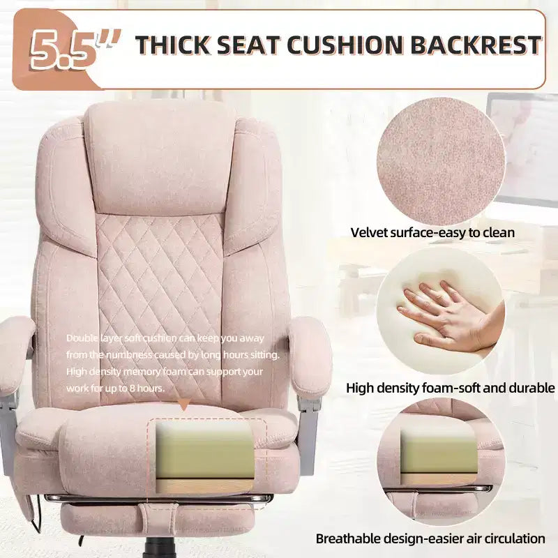 EROMMY Ergonomic Heated Massage Executive Chair