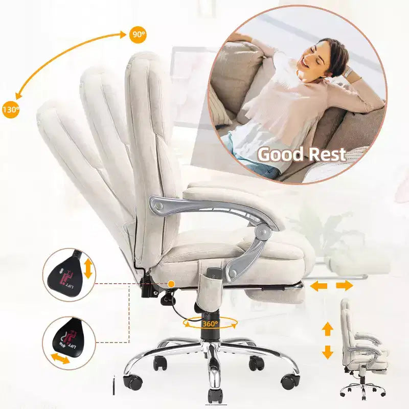 EROMMY Ergonomic Heated Massage Executive Chair