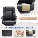 EROMMY Ergonomic Heated Massage Executive Chair