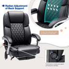 EROMMY Ergonomic Heated Massage Executive Chair