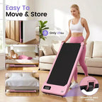 KRISRATE 6-in-1 3.5HP Walking Pad Treadmill with Vibration Plate and 12%/15% Incline, Under Desk Folding Treadmill for Home, Office