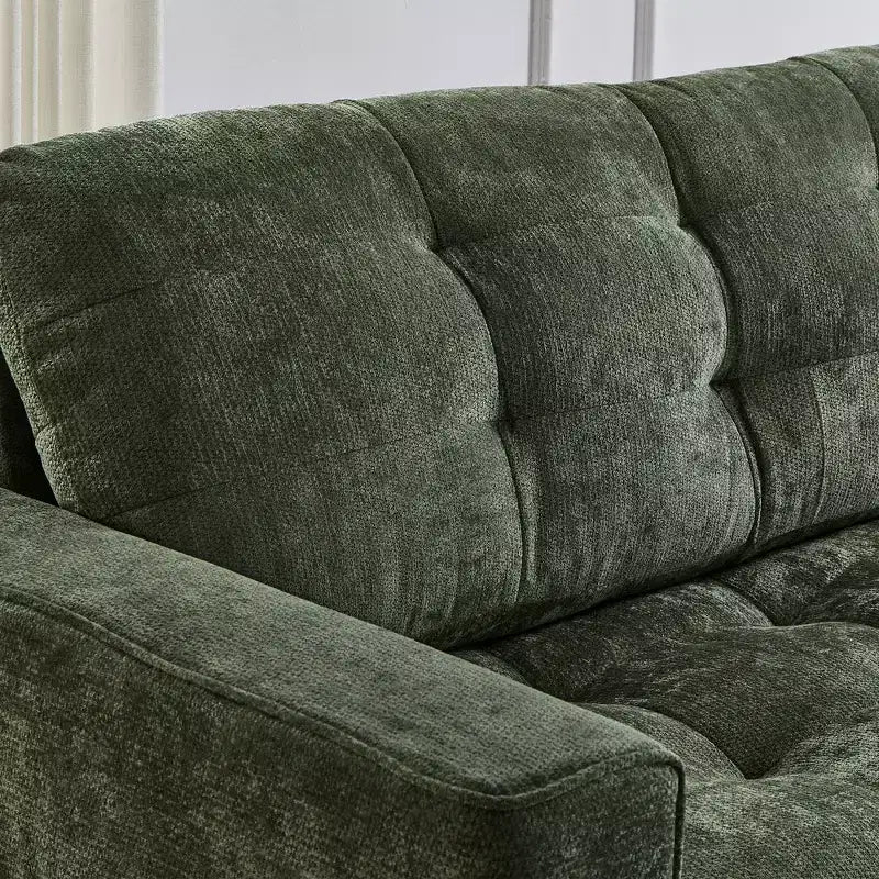 Whisen 126 Sectional Sofa with Center Console, Cup Holders, U-shaped Sectional, Built-in Bluetooth Speakers, and 2 Storage Ottomans for Living Room