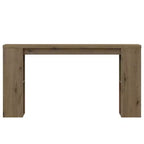 63 Natural Farmhouse Console Table with Storage, Long Narrow Sofa Table for Entryway, Behind Couch