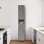 Modern Bathroom Furniture Set, 2 Barn Doors, 1 Drawer, Adjustable Shelves, for Bathroom, Kitchen, Entryway, Living Room