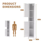 Modern Bathroom Furniture Set, 2 Barn Doors, 1 Drawer, Adjustable Shelves, for Bathroom, Kitchen, Entryway, Living Room