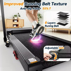 Treadmills Clearance with Incline,Portable Treadmills for Home Small, Incline Walking Pad Treadmill with Handle Bar, Walking Pad Foldable