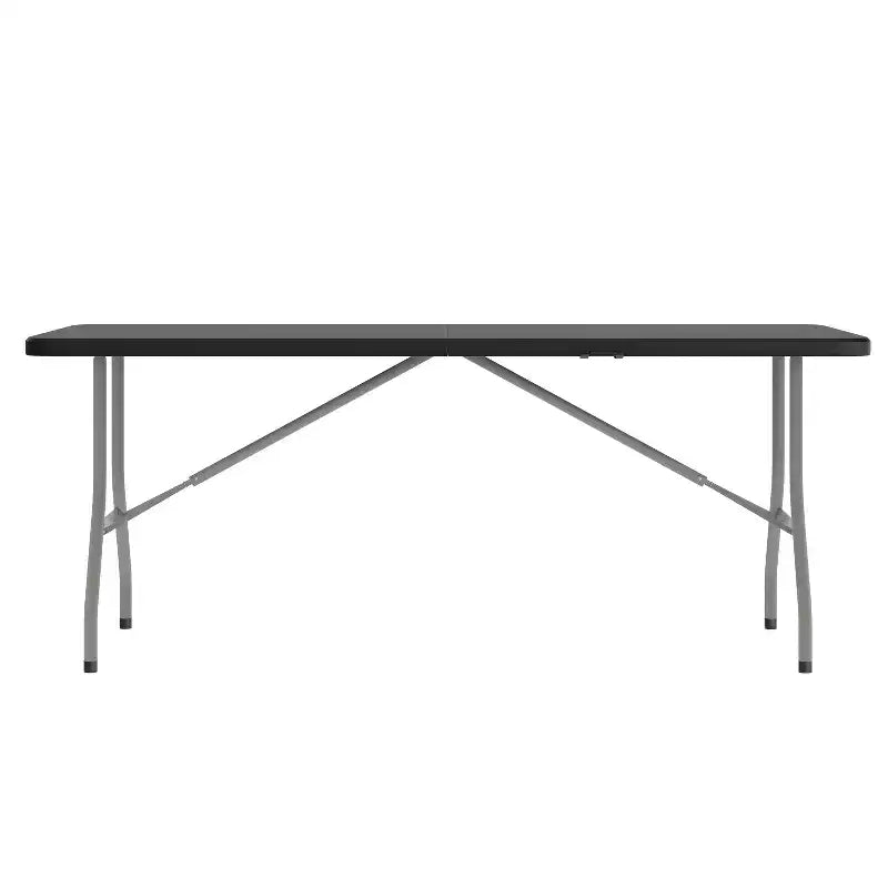 Flash Furniture 6-Foot Bi-Fold Plastic Folding Table