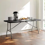 Flash Furniture 6-Foot Bi-Fold Plastic Folding Table