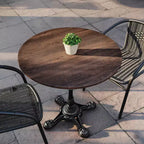 Flash Furniture Acadia TopGuard HPL Wrapped Tabletop, Seamless Edge, Scratch & Stain Resistant, Commercial Grade