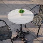 Flash Furniture Acadia TopGuard HPL Wrapped Tabletop, Seamless Edge, Scratch & Stain Resistant, Commercial Grade