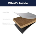 Flash Furniture Acadia TopGuard HPL Wrapped Tabletop, Seamless Edge, Scratch & Stain Resistant, Commercial Grade