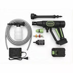Garvee 20V Cordless Pressure Washer, 320 PSI Portable Power Cleaner with Battery, 6-in-1 Nozzle Foam Cannon for Car Patio Home