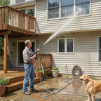 Garvee 20V Cordless Pressure Washer, 320 PSI Portable Power Cleaner with Battery, 6-in-1 Nozzle Foam Cannon for Car Patio Home