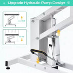 43.6 Pet Grooming Table for Large Dogs Heavy Duty Height Adjustable Dog Grooming Table with Overhead Arm & Noose Height Range 22''-39'',Up to 350 Lbs