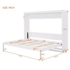 GDFStudio Edwards Wood Murphy Bed Wall Bed