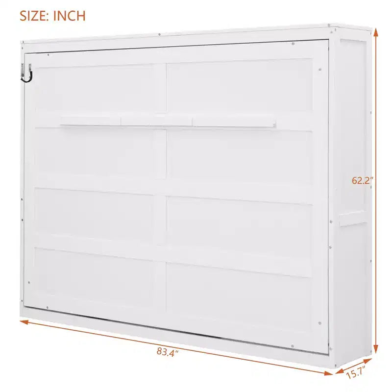 GDFStudio Edwards Wood Murphy Bed Wall Bed