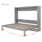 GDFStudio Edwards Wood Murphy Bed Wall Bed