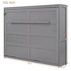 GDFStudio Edwards Wood Murphy Bed Wall Bed