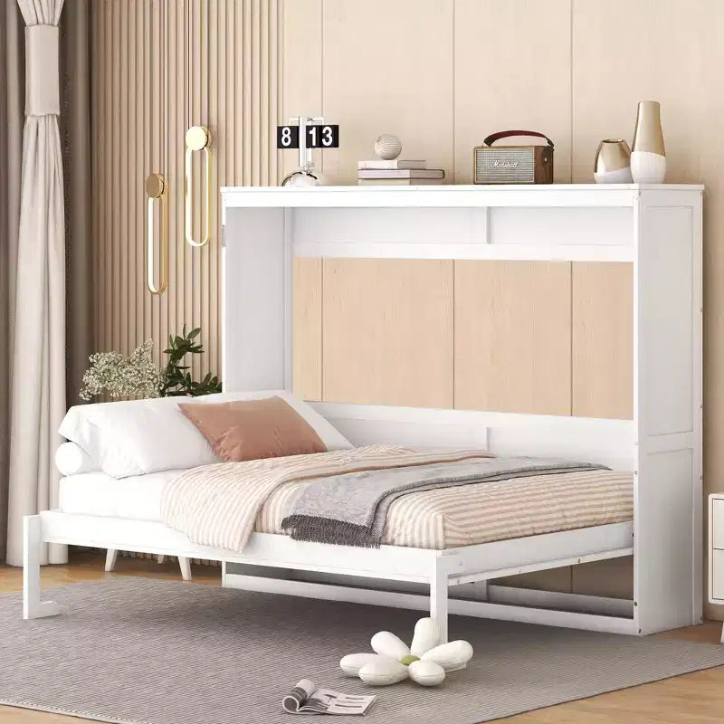 GDFStudio Edwards Wood Murphy Bed Wall Bed