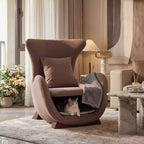 Christopher Knight Home Hudson Modern Fabric Upholstered Accent Chair with Pet Nook and Storage Space